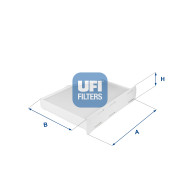 53.148.00 UFI filter vnútorného priestoru 53.148.00 UFI