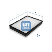 53.151.00 UFI filter vnútorného priestoru 53.151.00 UFI