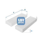 53.154.00 UFI filter vnútorného priestoru 53.154.00 UFI