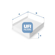 53.157.00 Filtr, vzduch v interiéru UFI