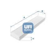 53.162.00 Filtr, vzduch v interiéru UFI