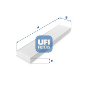 53.162.00 UFI filter vnútorného priestoru 53.162.00 UFI