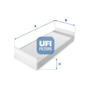 53.165.00 Filtr, vzduch v interiéru UFI