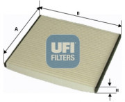 53.184.00 UFI filter vnútorného priestoru 53.184.00 UFI