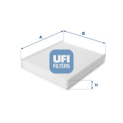 53.190.00 Filtr, vzduch v interiéru UFI