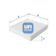 53.190.00 UFI filter vnútorného priestoru 53.190.00 UFI