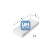 53.214.00 UFI filter vnútorného priestoru 53.214.00 UFI