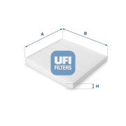 53.215.00 UFI filter vnútorného priestoru 53.215.00 UFI