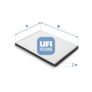 53.222.00 UFI filter vnútorného priestoru 53.222.00 UFI
