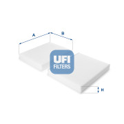53.229.00 UFI filter vnútorného priestoru 53.229.00 UFI