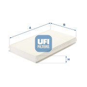 53.231.00 UFI filter vnútorného priestoru 53.231.00 UFI