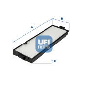 53.244.00 UFI filter vnútorného priestoru 53.244.00 UFI