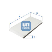 53.247.00 UFI filter vnútorného priestoru 53.247.00 UFI
