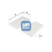 53.259.00 UFI filter vnútorného priestoru 53.259.00 UFI