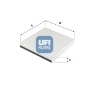 53.260.00 UFI filter vnútorného priestoru 53.260.00 UFI