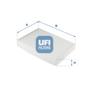 53.293.00 UFI filter vnútorného priestoru 53.293.00 UFI