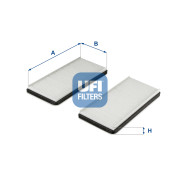 53.310.00 UFI filter vnútorného priestoru 53.310.00 UFI