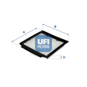 53.316.00 Filtr, vzduch v interiéru UFI