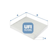 53.326.00 UFI filter vnútorného priestoru 53.326.00 UFI