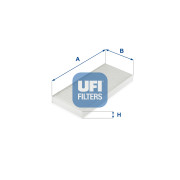 53.328.00 UFI filter vnútorného priestoru 53.328.00 UFI