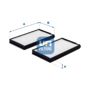 53.394.00 UFI filter vnútorného priestoru 53.394.00 UFI