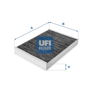 54.101.00 UFI filter vnútorného priestoru 54.101.00 UFI