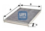 54.102.00 UFI filter vnútorného priestoru 54.102.00 UFI