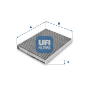 54.103.00 UFI filter vnútorného priestoru 54.103.00 UFI