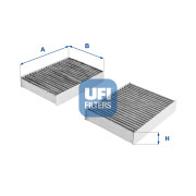 54.104.00 Filtr, vzduch v interiéru UFI