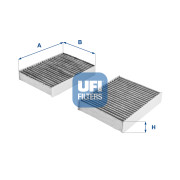 54.104.00 UFI filter vnútorného priestoru 54.104.00 UFI