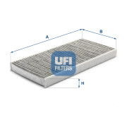 54.106.00 UFI filter vnútorného priestoru 54.106.00 UFI