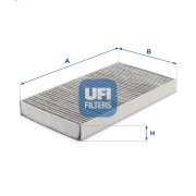54.107.00 UFI filter vnútorného priestoru 54.107.00 UFI