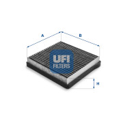 54.113.00 UFI filter vnútorného priestoru 54.113.00 UFI