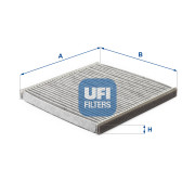 54.117.00 Filtr, vzduch v interiéru UFI