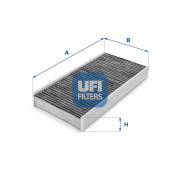 54.142.00 UFI filter vnútorného priestoru 54.142.00 UFI