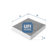 54.150.00 UFI filter vnútorného priestoru 54.150.00 UFI