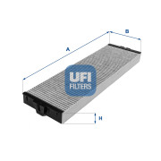 54.151.00 UFI filter vnútorného priestoru 54.151.00 UFI