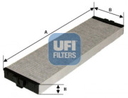 54.157.00 UFI filter vnútorného priestoru 54.157.00 UFI