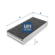 54.160.00 UFI filter vnútorného priestoru 54.160.00 UFI