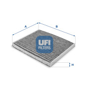 54.162.00 UFI filter vnútorného priestoru 54.162.00 UFI