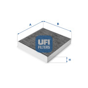 54.167.00 UFI filter vnútorného priestoru 54.167.00 UFI