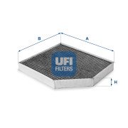 54.168.00 Filtr, vzduch v interiéru UFI