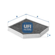 54.168.00 UFI filter vnútorného priestoru 54.168.00 UFI