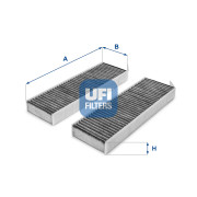 54.172.00 Filtr, vzduch v interiéru UFI