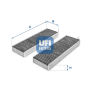 54.172.00 UFI filter vnútorného priestoru 54.172.00 UFI
