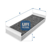 54.177.00 Filtr, vzduch v interiéru UFI