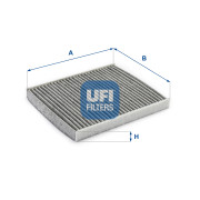 54.221.00 UFI filter vnútorného priestoru 54.221.00 UFI