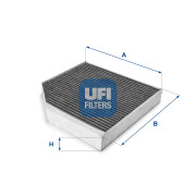 54.222.00 UFI filter vnútorného priestoru 54.222.00 UFI