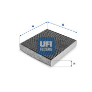 54.227.00 UFI filter vnútorného priestoru 54.227.00 UFI