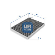 54.233.00 Filtr, vzduch v interiéru UFI